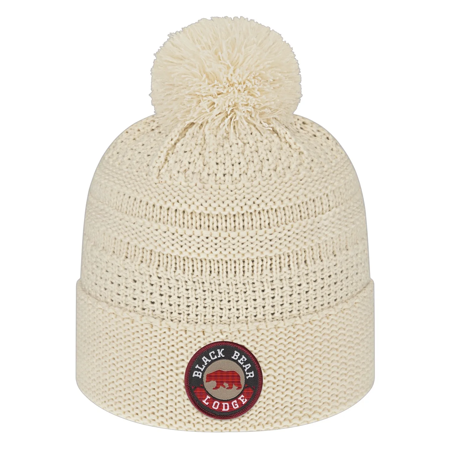 Cable Knit Cap with Cuff