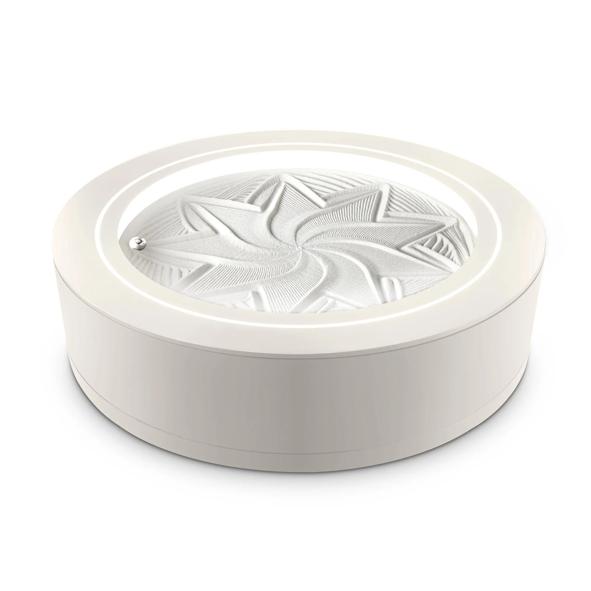 Homedics Drift 11" Meditation Sand Table Cream