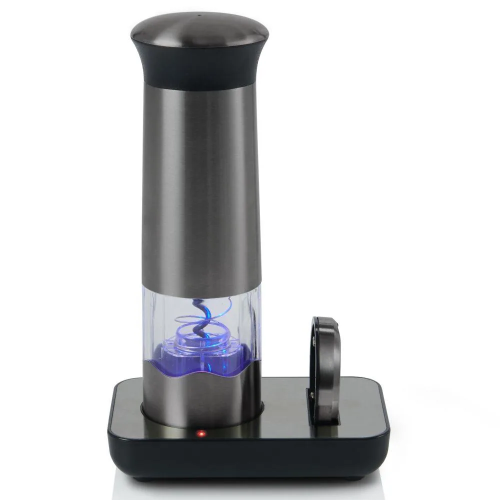 Wine Enthusiast Gun Metal Automatic Wine Opener