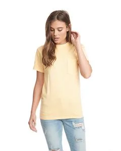 NEXT LEVEL APPAREL Adult Inspired Dye Crew with Pocket view 7