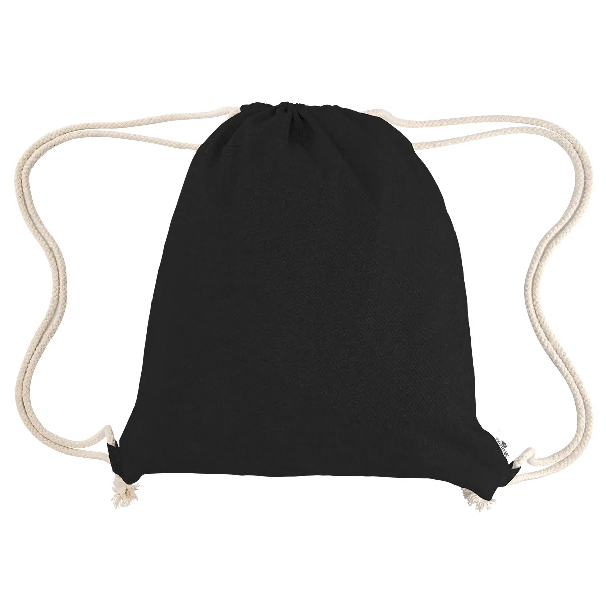 Nicole Recycled Cotton Drawstring Bag view 3