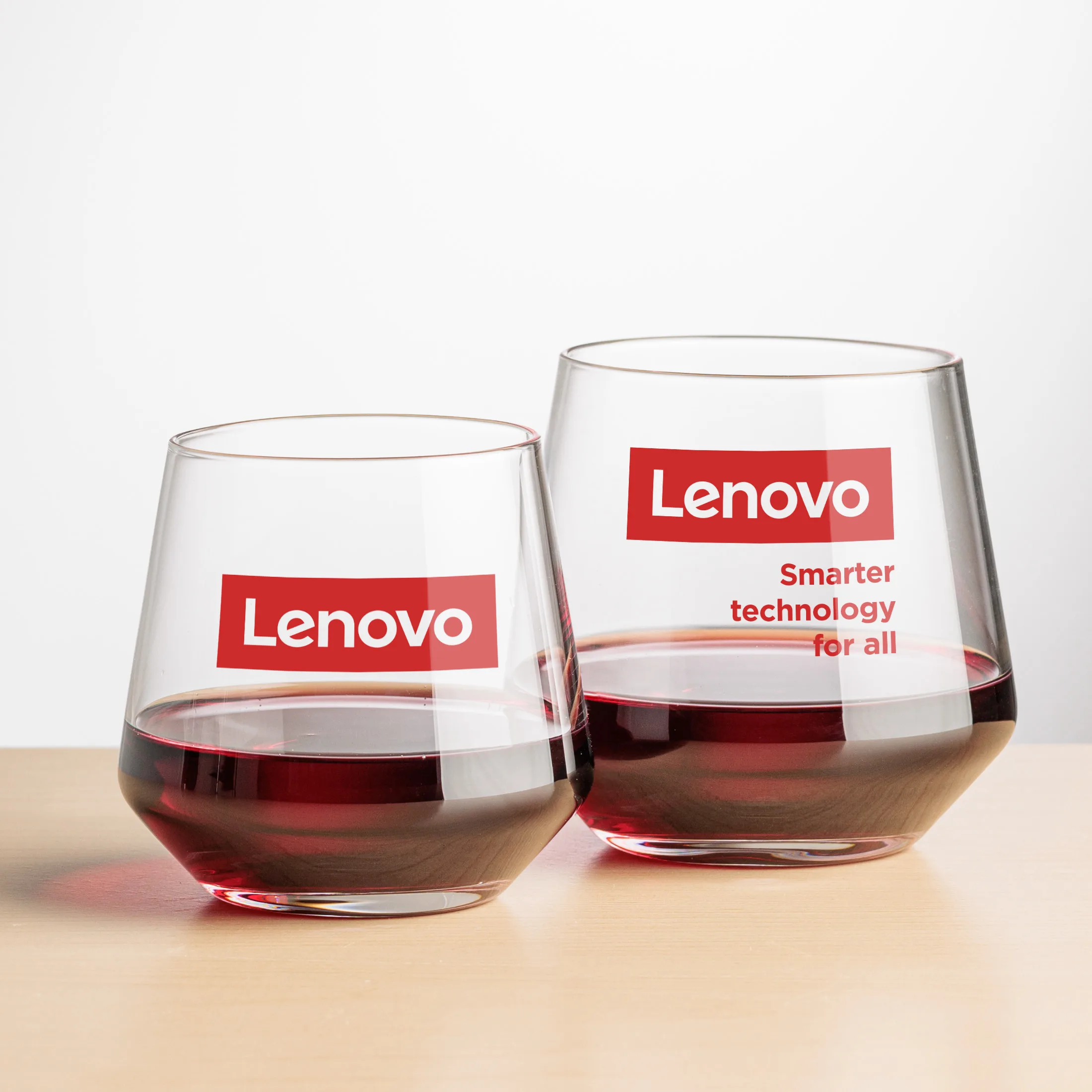 Glass Only, 1 Color, 1 Location Imprint, Clear