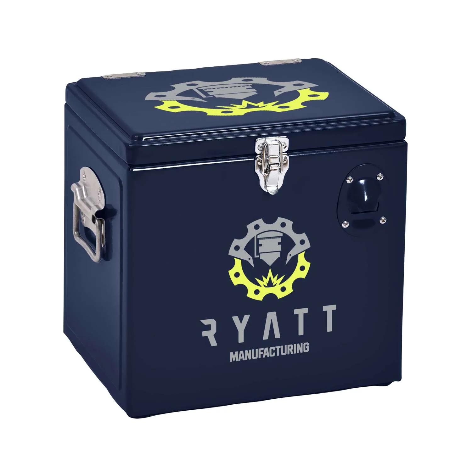 Metal Party Cooler, Front & Top Imprint