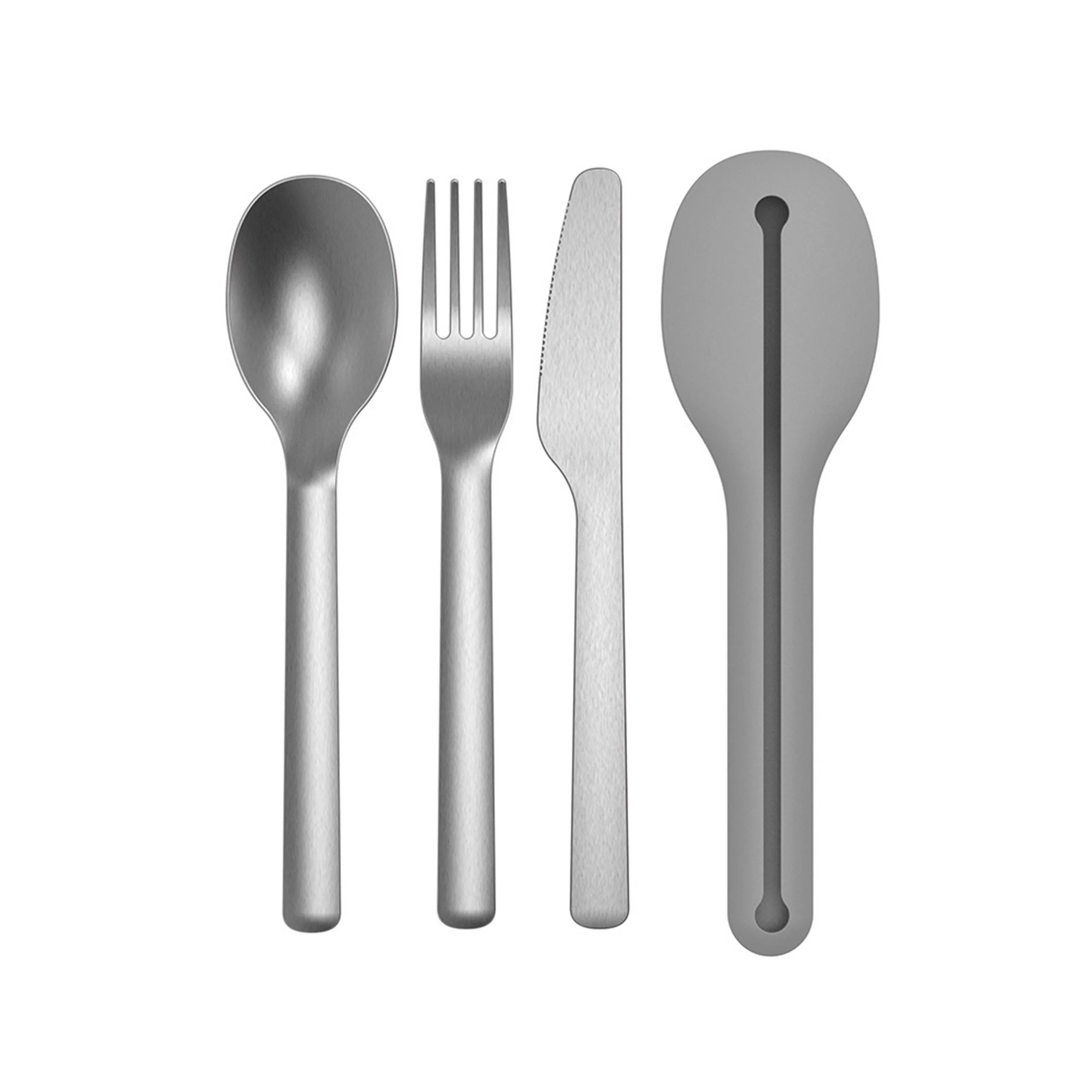 BergHoff Leo To Go Travel Flatware Set Gray