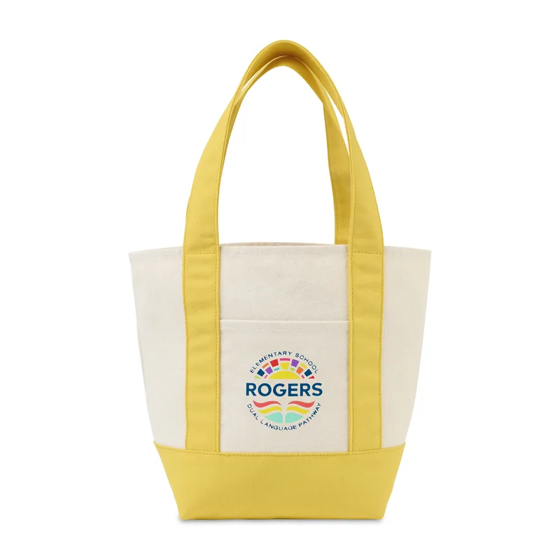 Mini Canvas Tote - Yellow