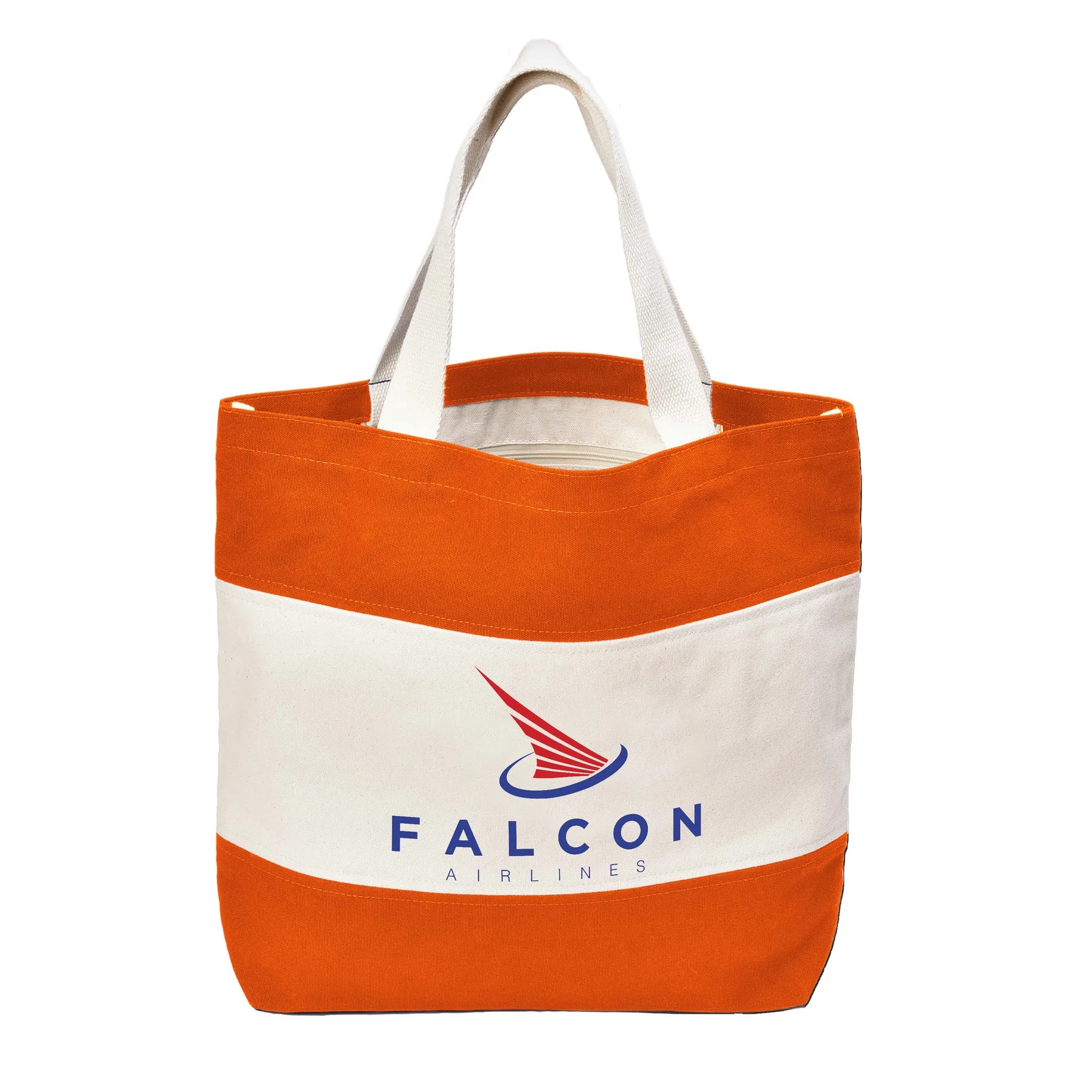 Striped Canvas Tote view 5
