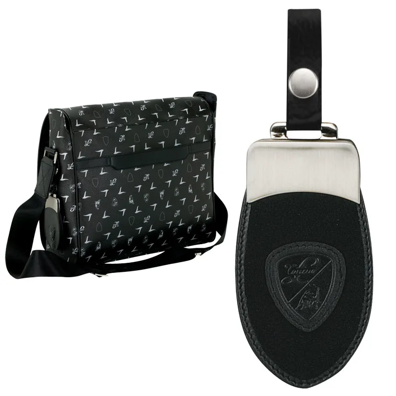 Black Lamborghini Shoulder Bag view 2