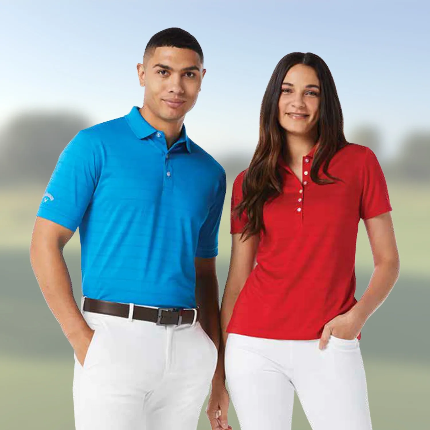 Callaway® Vent Moisture Wicking Women's Polo Shirt with Custom Logo view 3