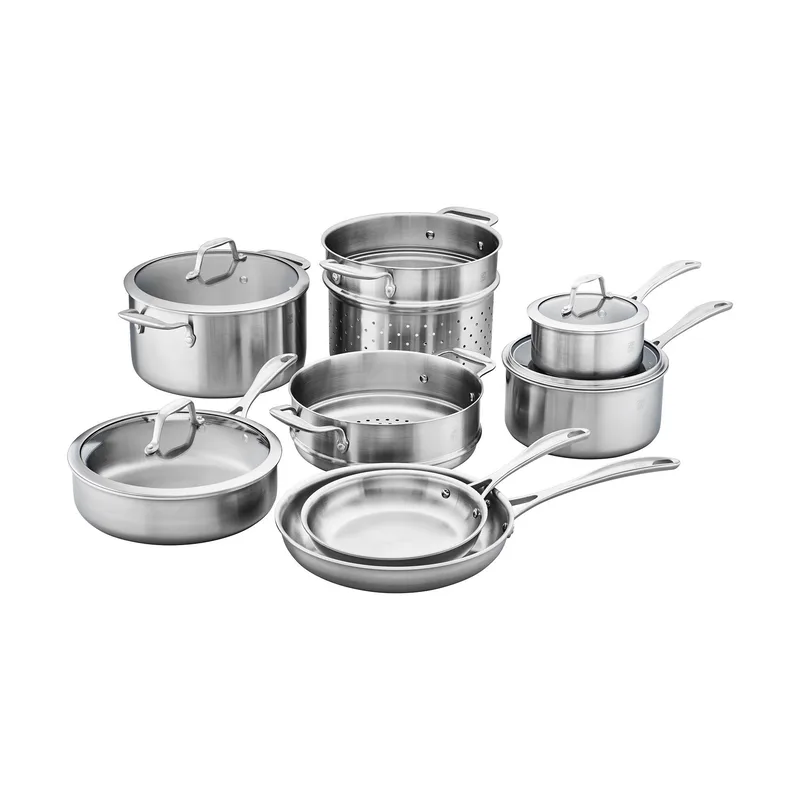 Zwilling Spirit 3-Ply 12Pc Stainless Steel Cookware Set