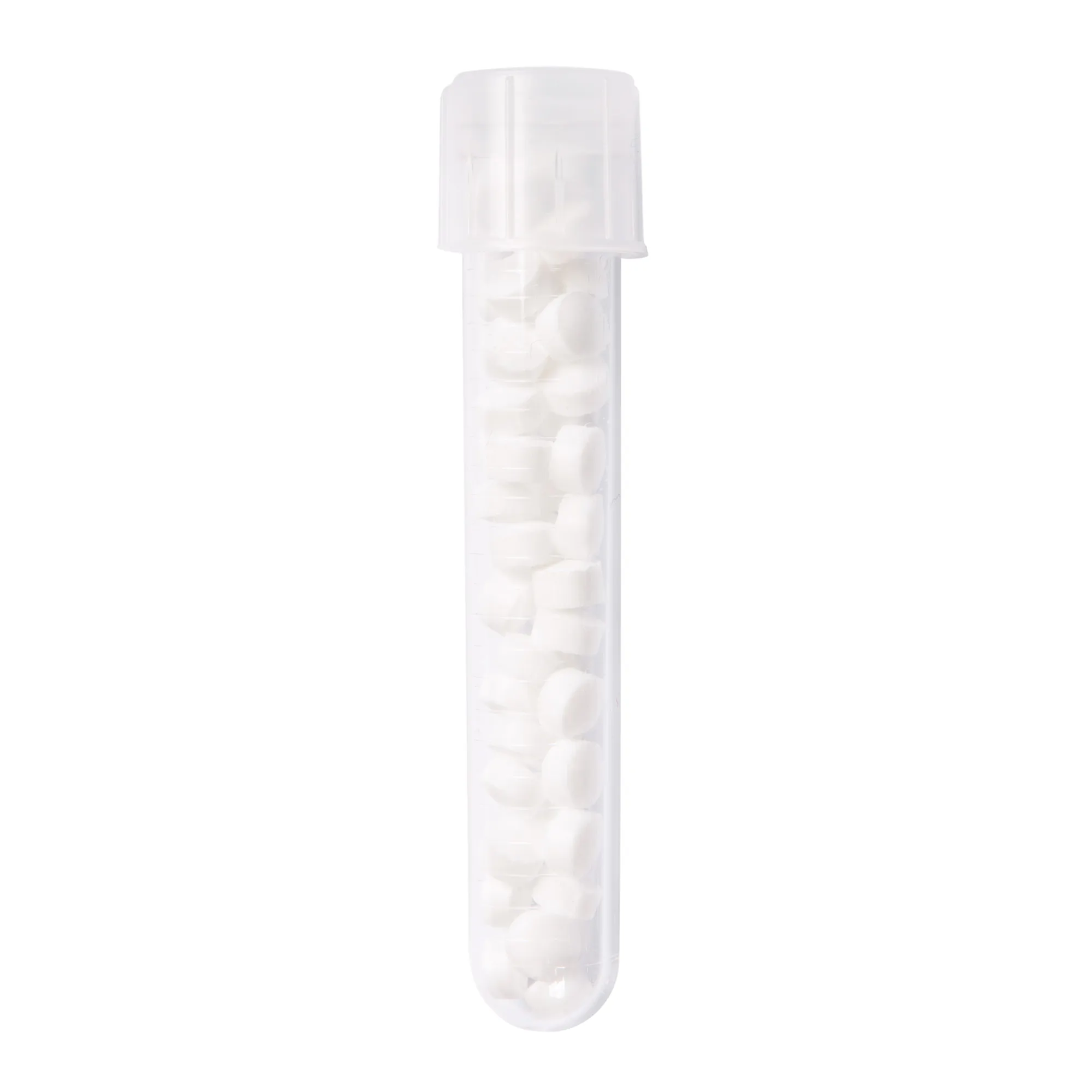 Plastic Test Tube Filled w/ White Gourmet Mints (5/8"x3 7/8") view 4