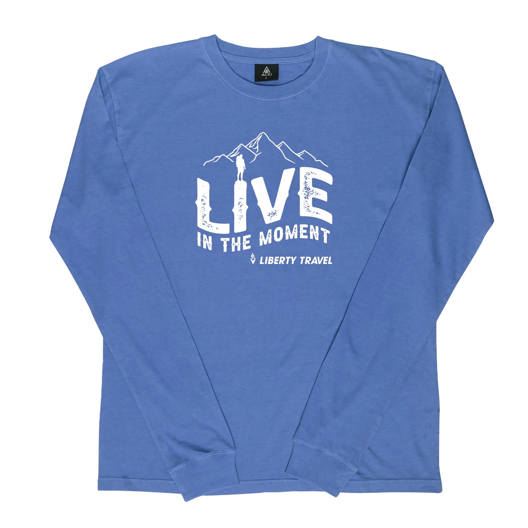 ACE Vintage Wash Long Sleeve tee view 3
