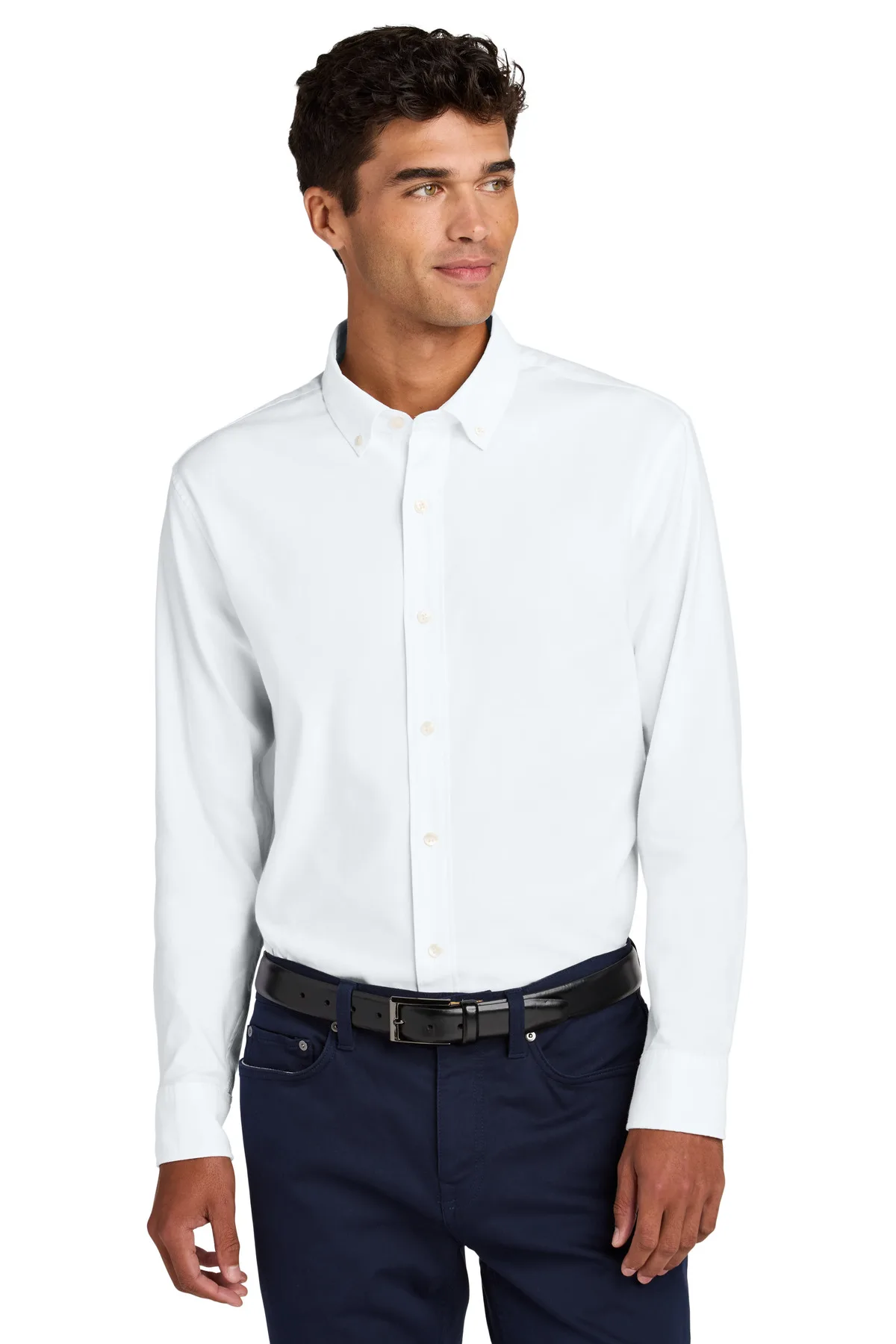 Mercer+Mettle® Long Sleeve Modern Oxford Shirt view 4