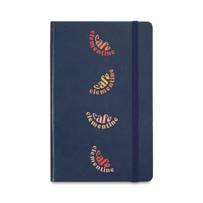 Moleskine® Hard Cover Ruled Large Notebook - Navy Blue