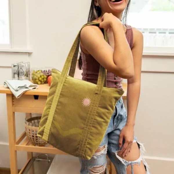 Continued Twinkles Corduroy Tote