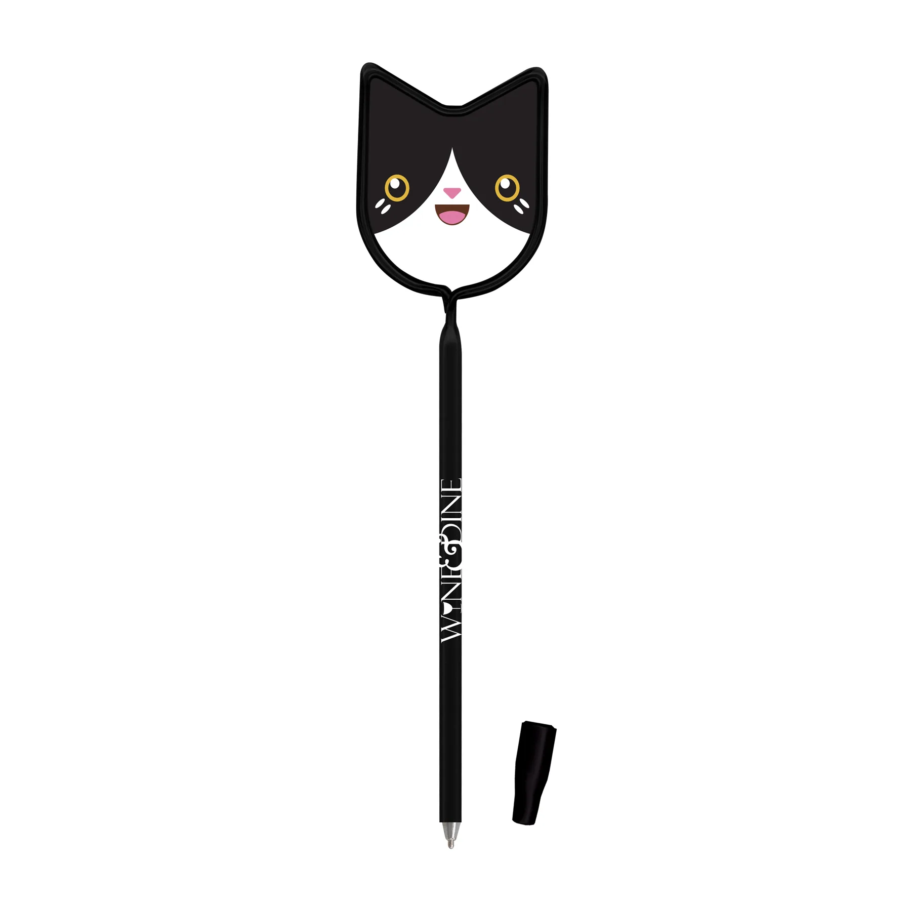 Inkbend Standard Billboard Pens W/ Tuxedo Cat Head Stock Insert view 3