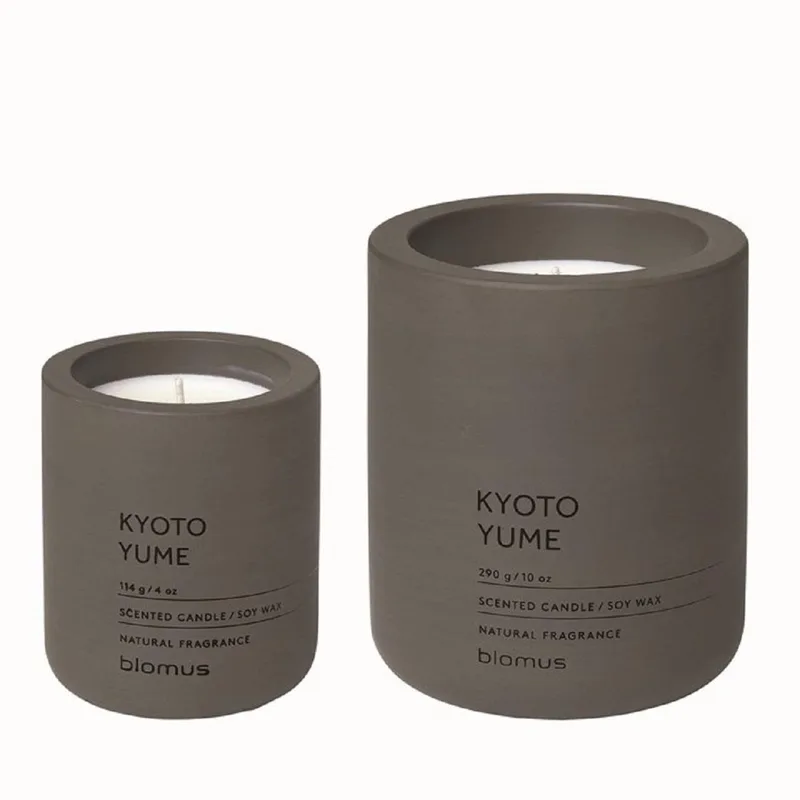 Blomus Fraga Candle Set In Concrete Container