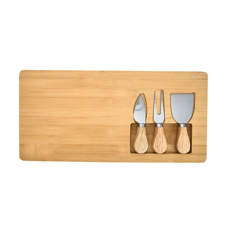 Morrissey 4-Piece Bamboo Cheese Set view 2