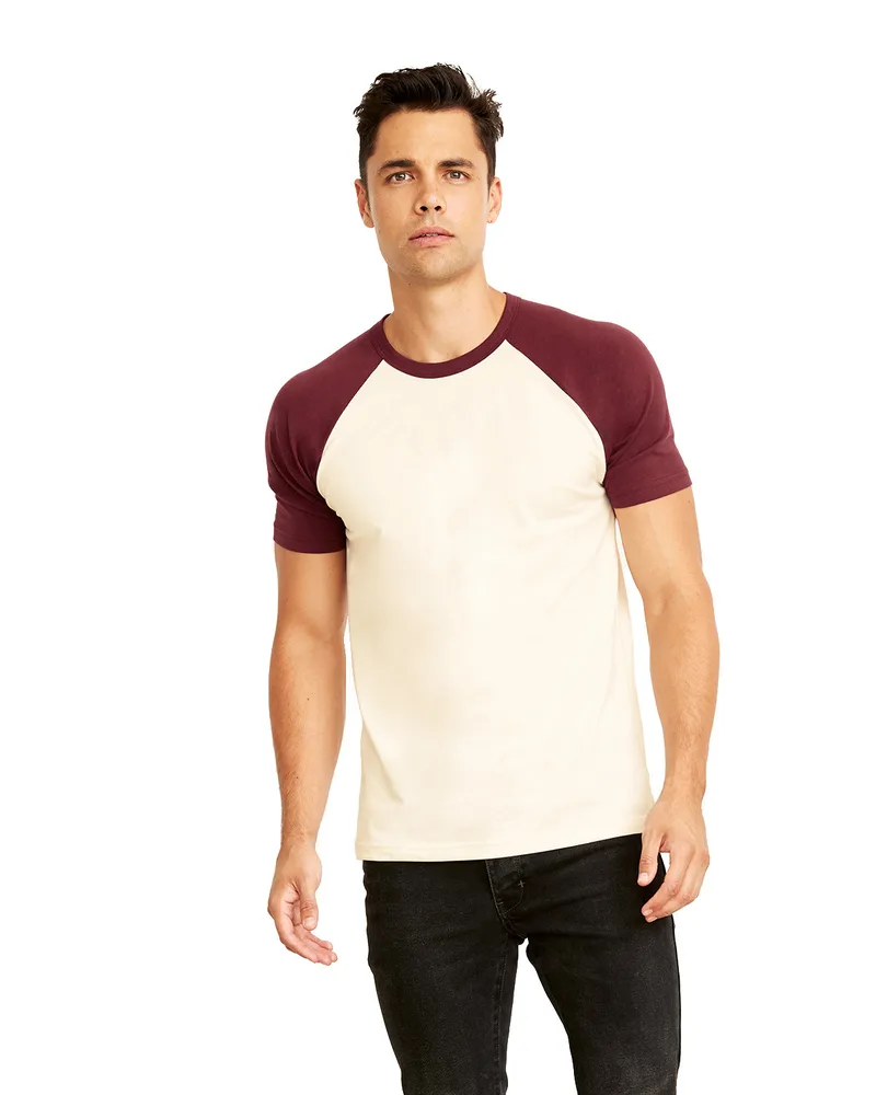 NEXT LEVEL APPAREL Unisex Raglan Short-Sleeve T-Shirt view 5