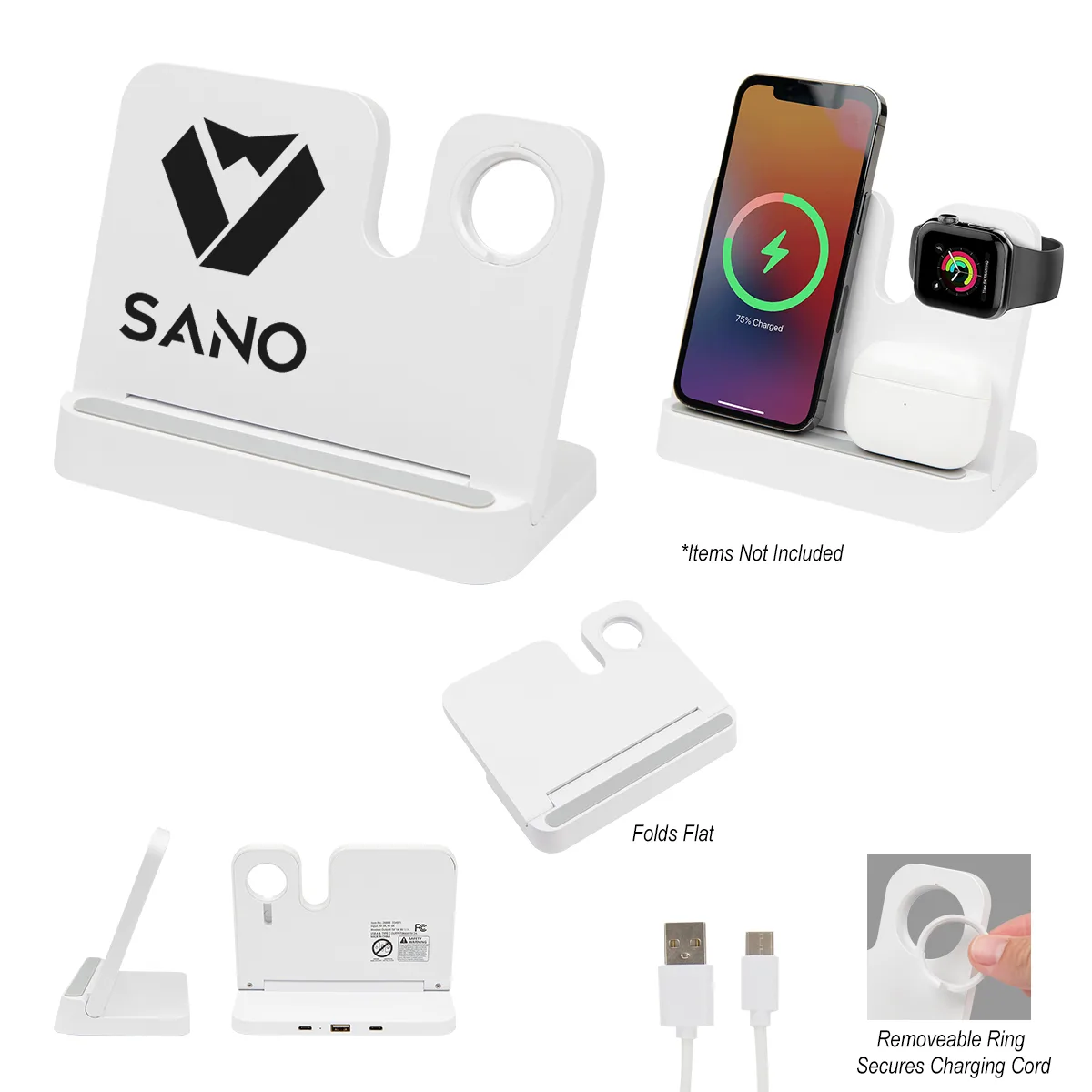 3-in-1 Folding Charging Station