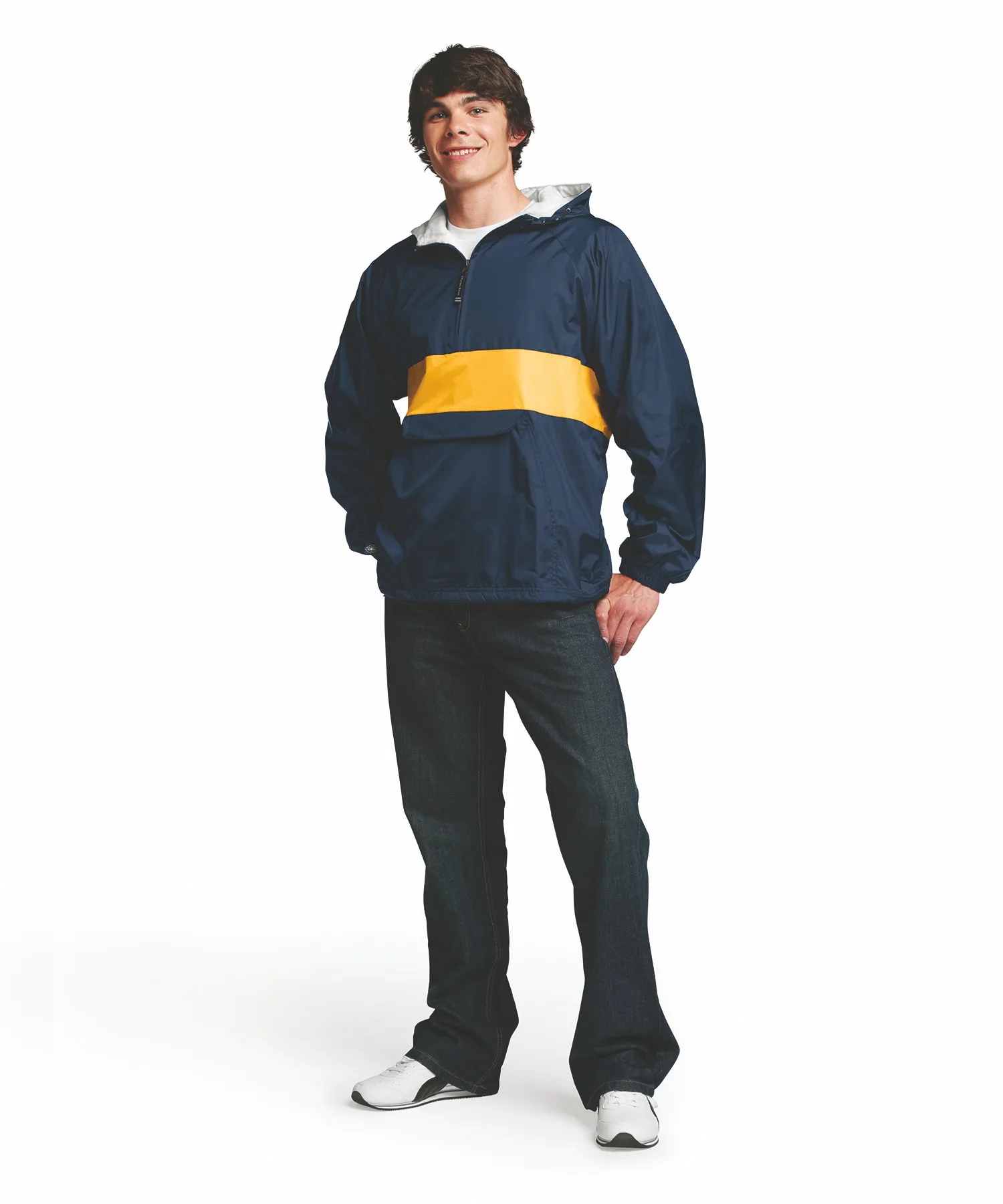 Unisex Classic Striped Pullover Jacket view 7