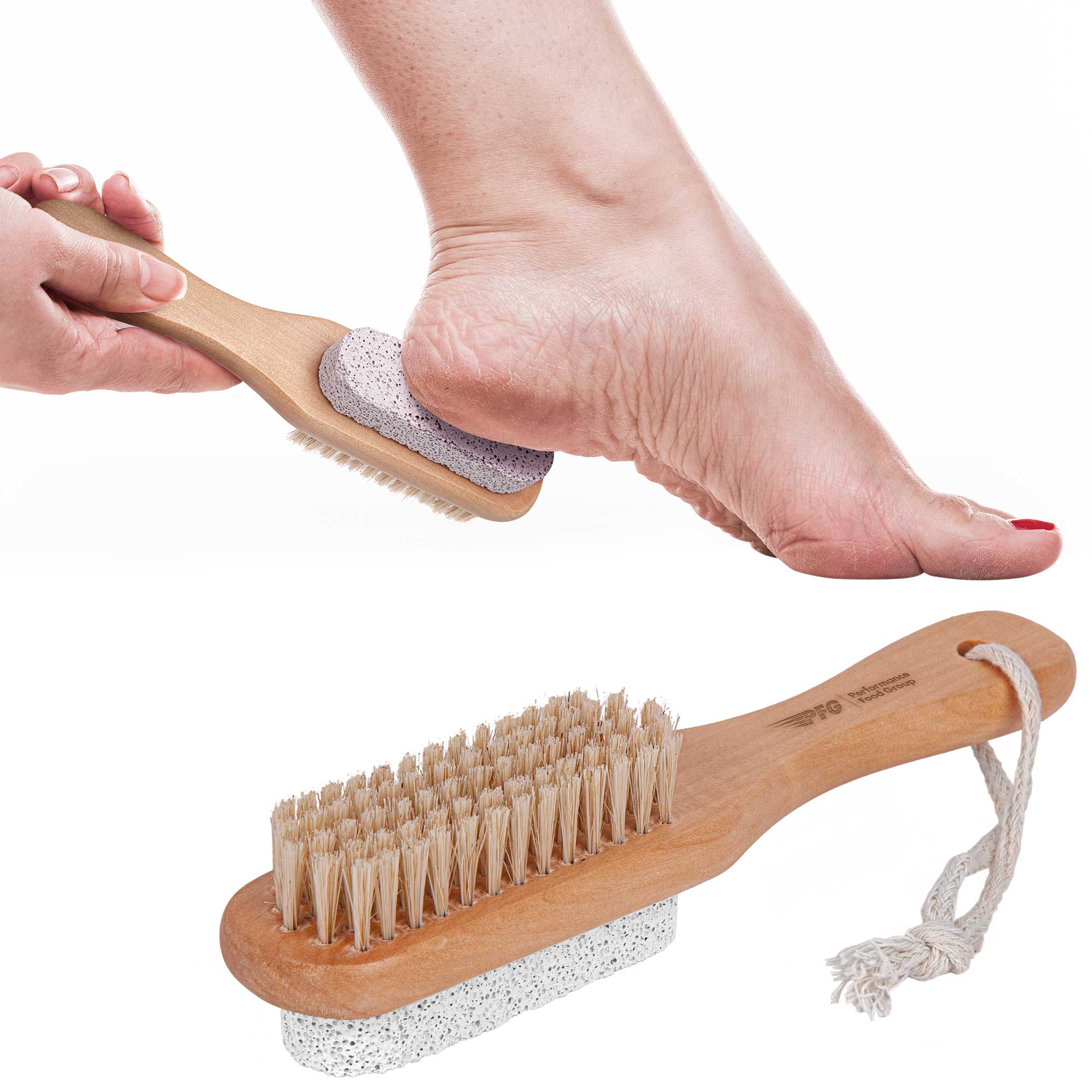 Brush and Pumice Stone