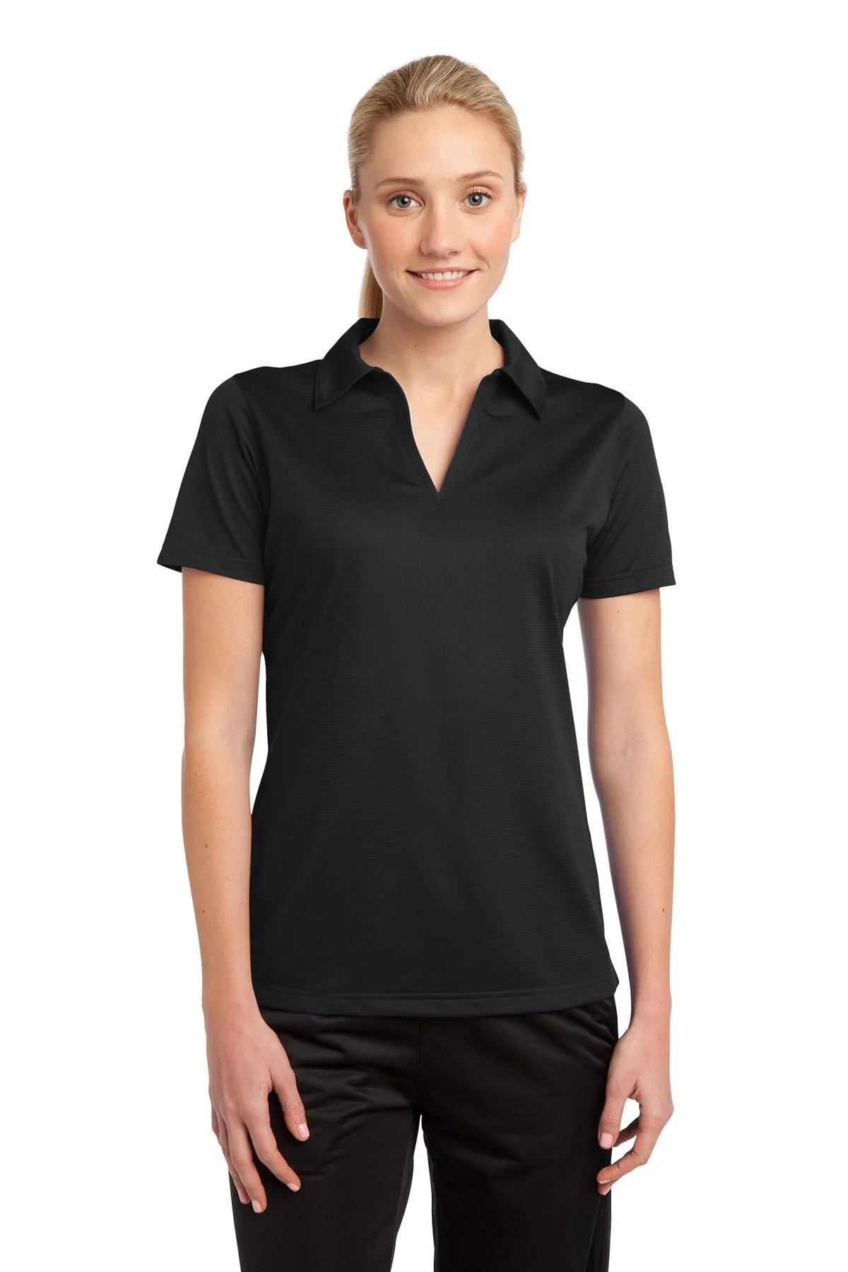 Sport-Tek® Women's PosiCharge® Active Textured Polo.