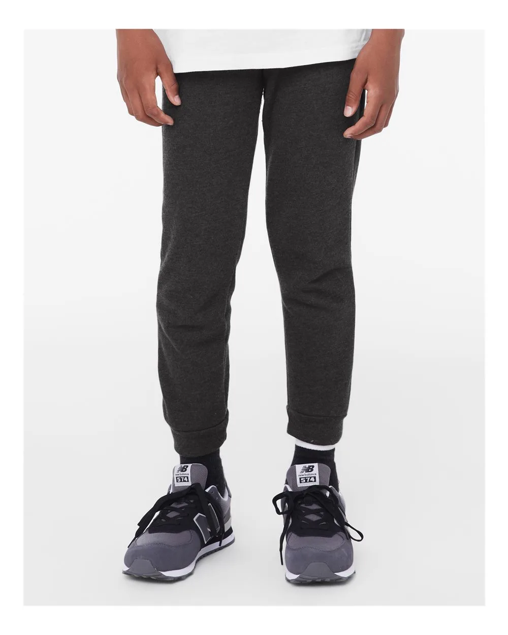 Dark Gray Heather Blank Lifestyle