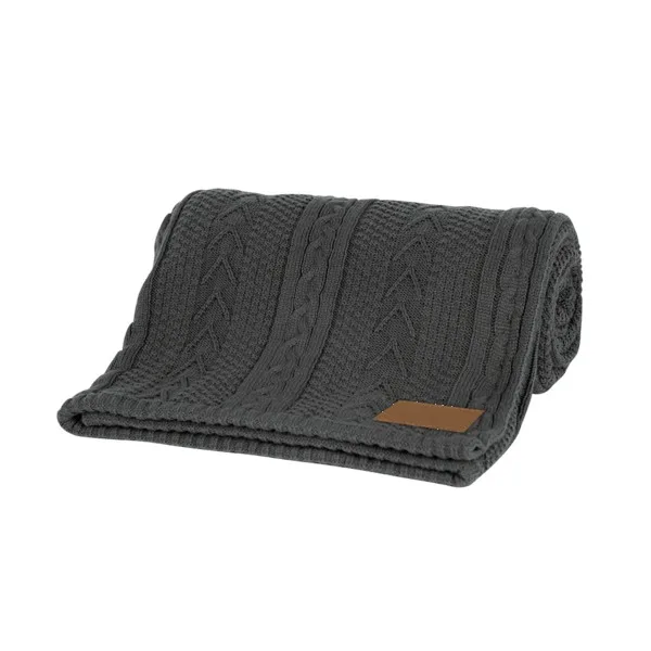 Cable Sherpa Blanket view 3
