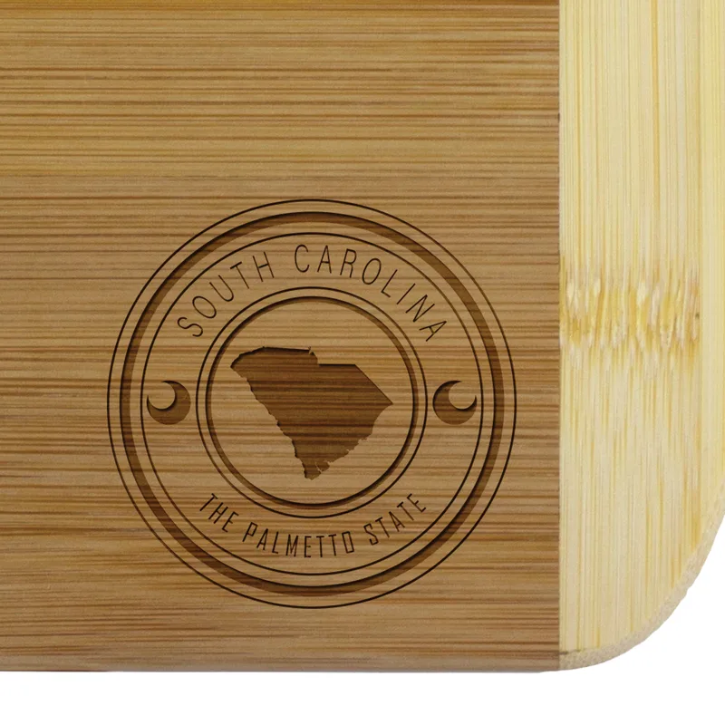 South Carolina State Stamp 2-Tone 11" Cutting Board view 2