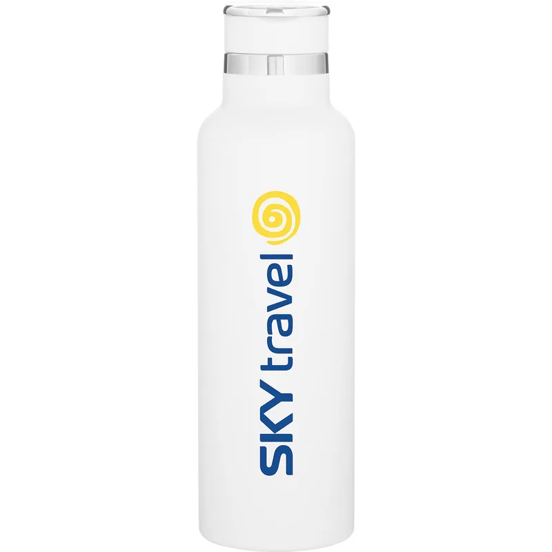 20 oz h2go Juno Water Bottle (Matte White)