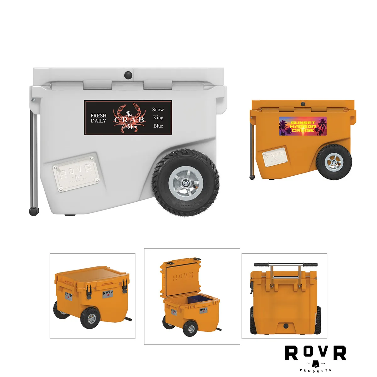 RovR RollR 60qt Wheeled Hard Cooler view 2