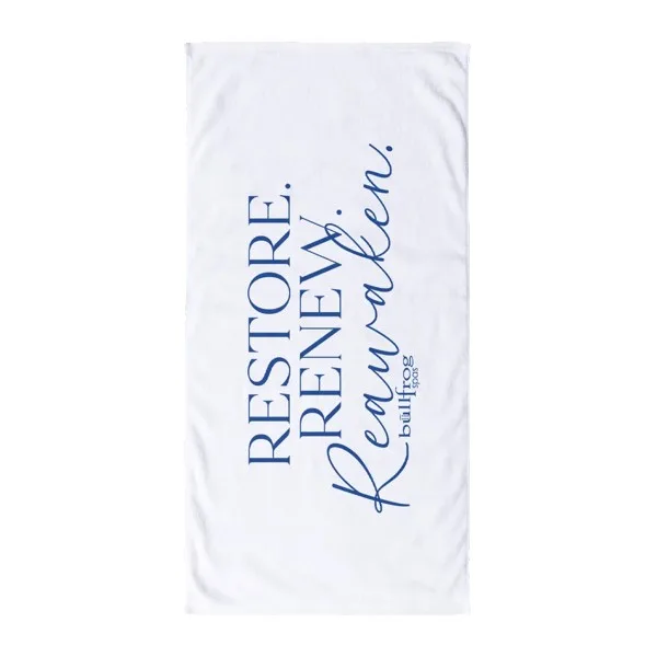 Resort Beach Towel (White) view 4