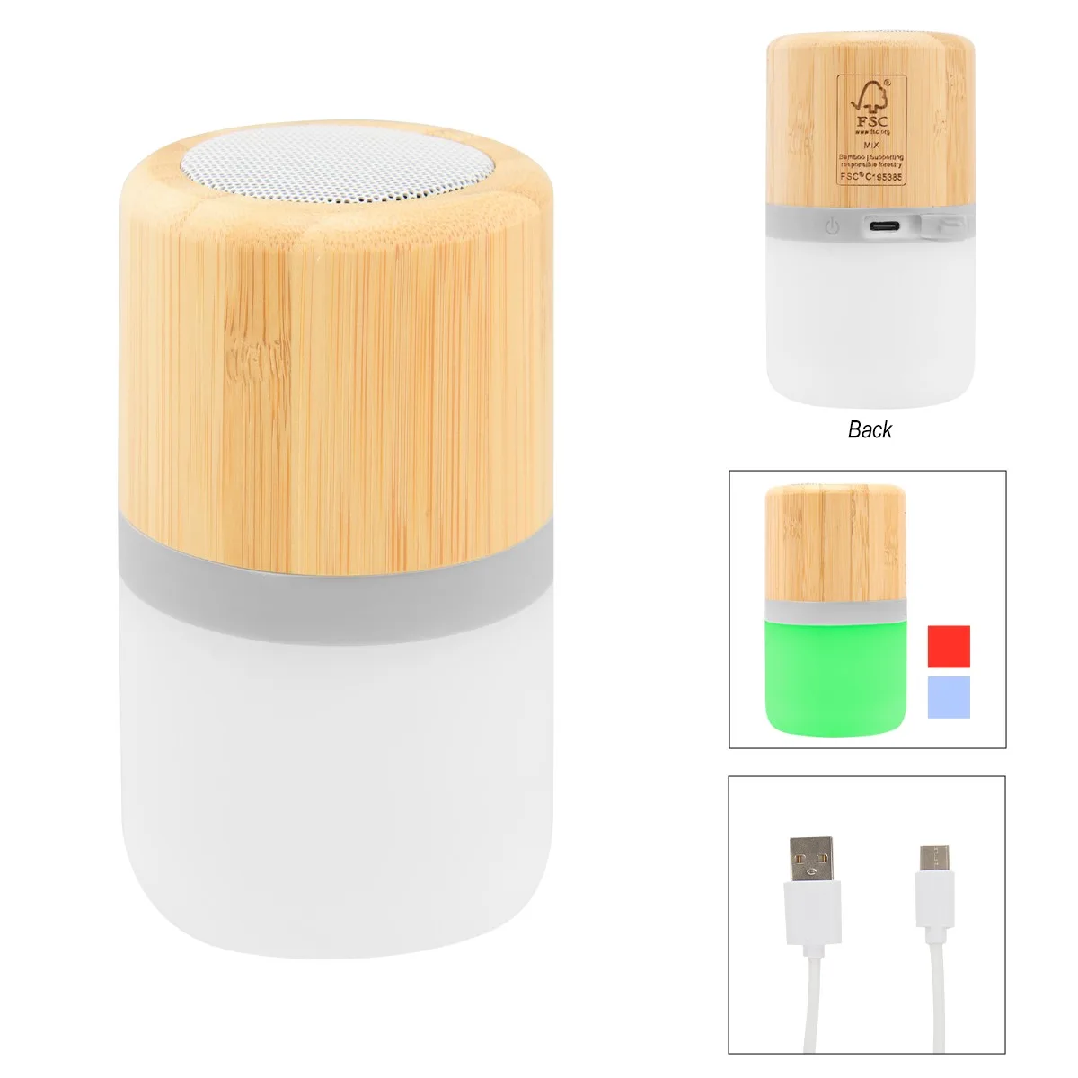 Bamboo Wireless Light Up Speaker 2.0 view 3