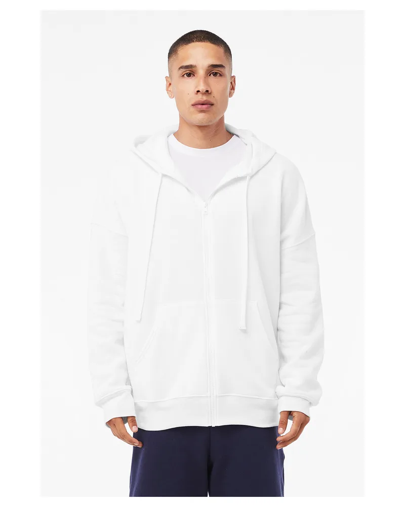 BELLA+CANVAS Unisex Sponge Fleece DTM Full-Zip Hooded Sweatshirt view 6