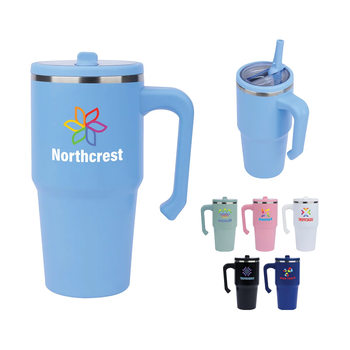 Nolan 20 oz. Double Wall Steel Vacuum Travel Mug