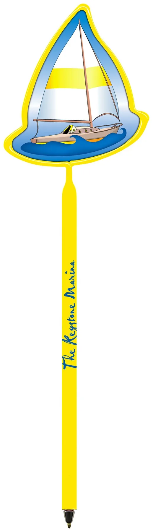 Inkbend Standard Billboard Pen W/ Sailboat Stock Insert