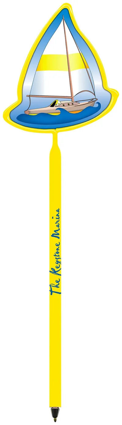 Inkbend Standard Billboard Pen W/ Sailboat Stock Insert