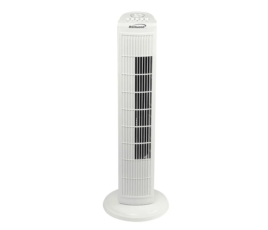 30'' White Tower Fan