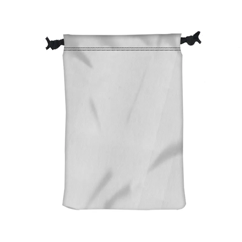 11" W X 16" H Polyester Drawstring Bag view 3