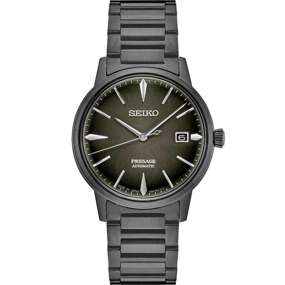 Seiko Watch Presage Cocktail Time Bif Automatic Black Dial