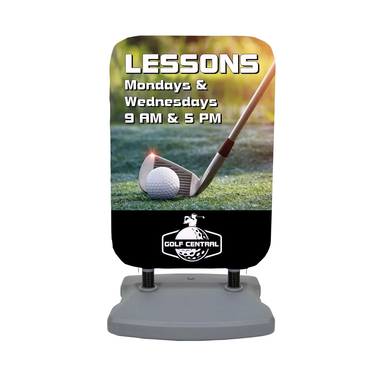 50" EuroFit Flex Sign Kit with Ballast Base view 2