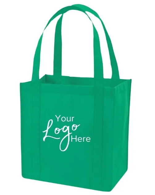 Non-Woven Tote Bag w/Reinforced Bottom & 8 ½" Gusset (12 ½"x13 ½"x8 ½")
