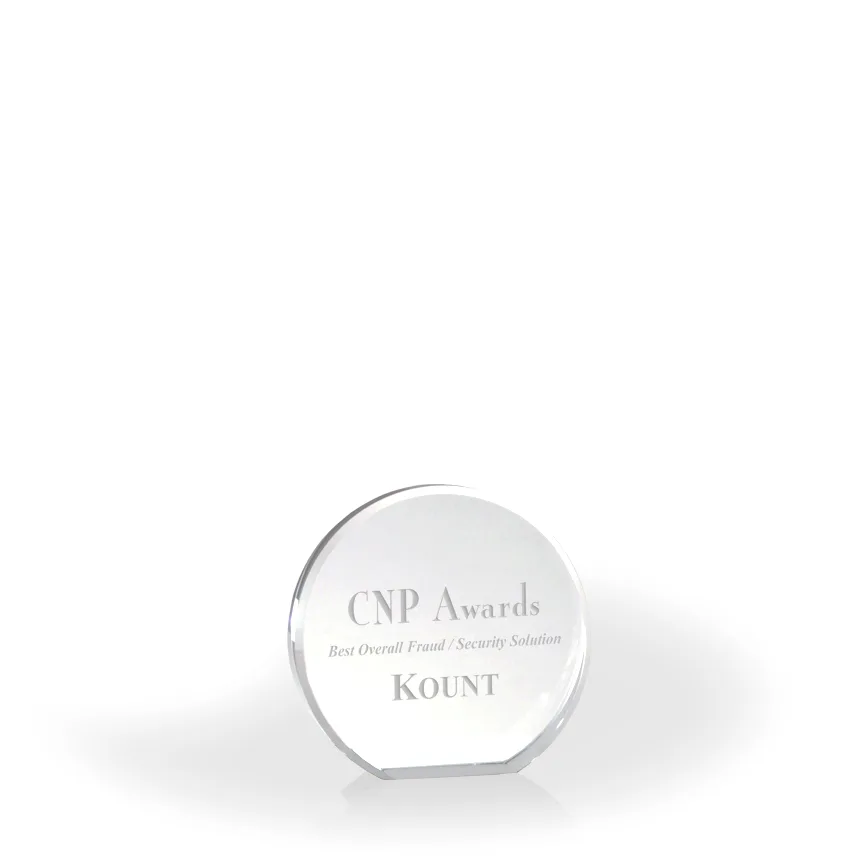 Halo Beveled Crystal Circle, Small