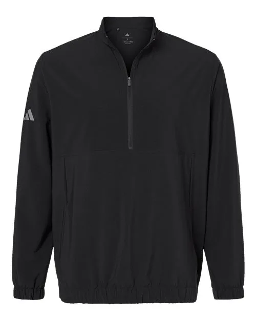 Adidas® Men's Stretch Woven Half-Zip Pullover Sweater