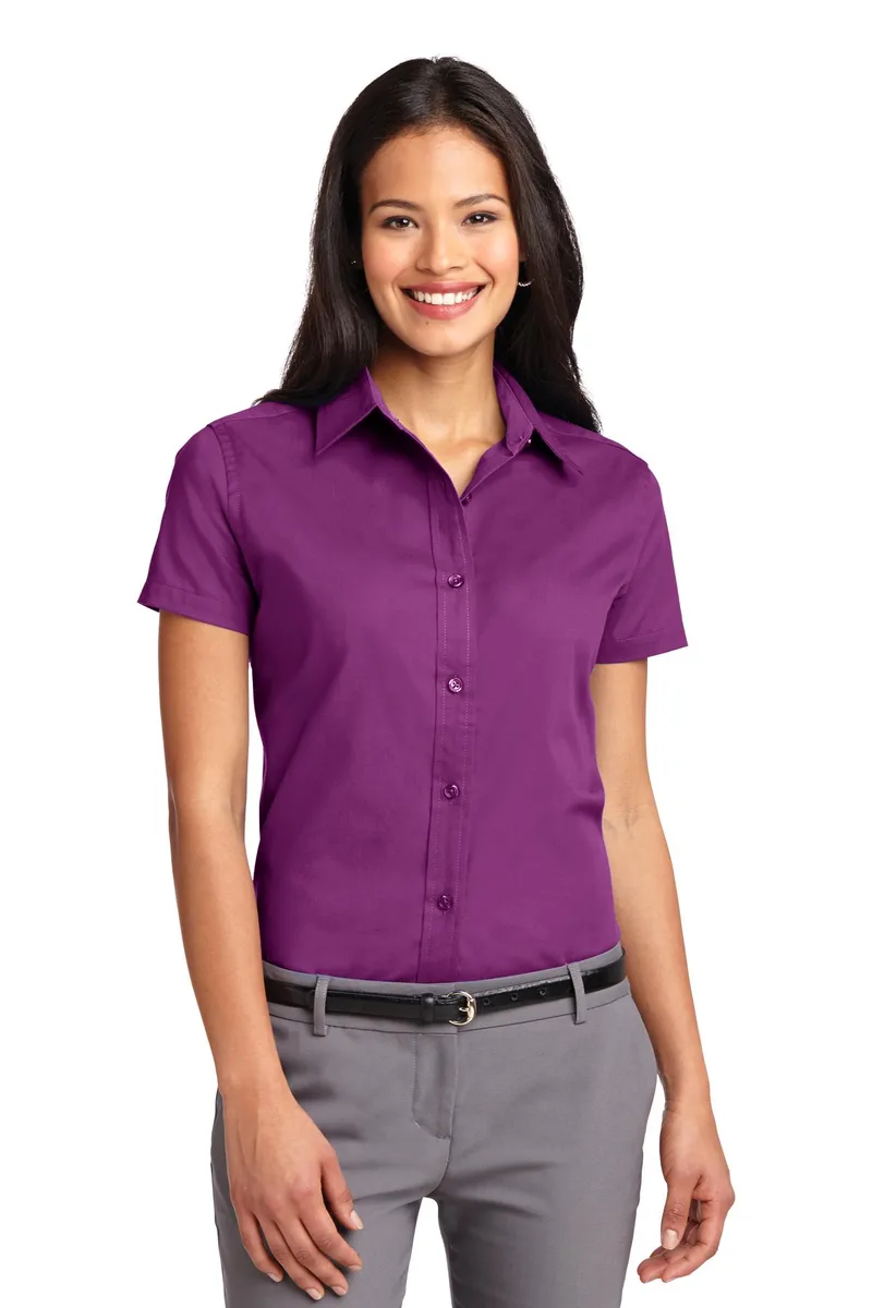 Port Authority® Women's Short Sleeve Easy Care Shirt. view 5