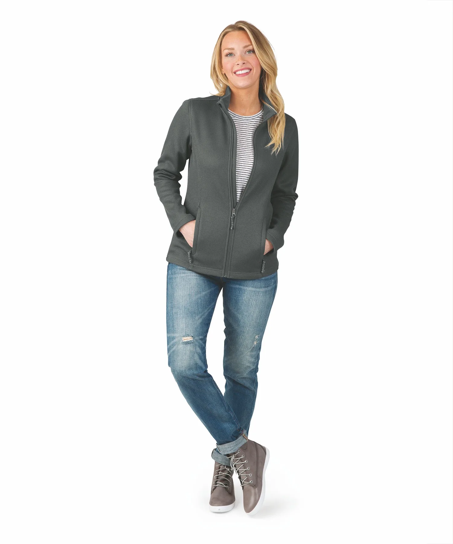 Women's Heritage Rib Knit Jacket view 2