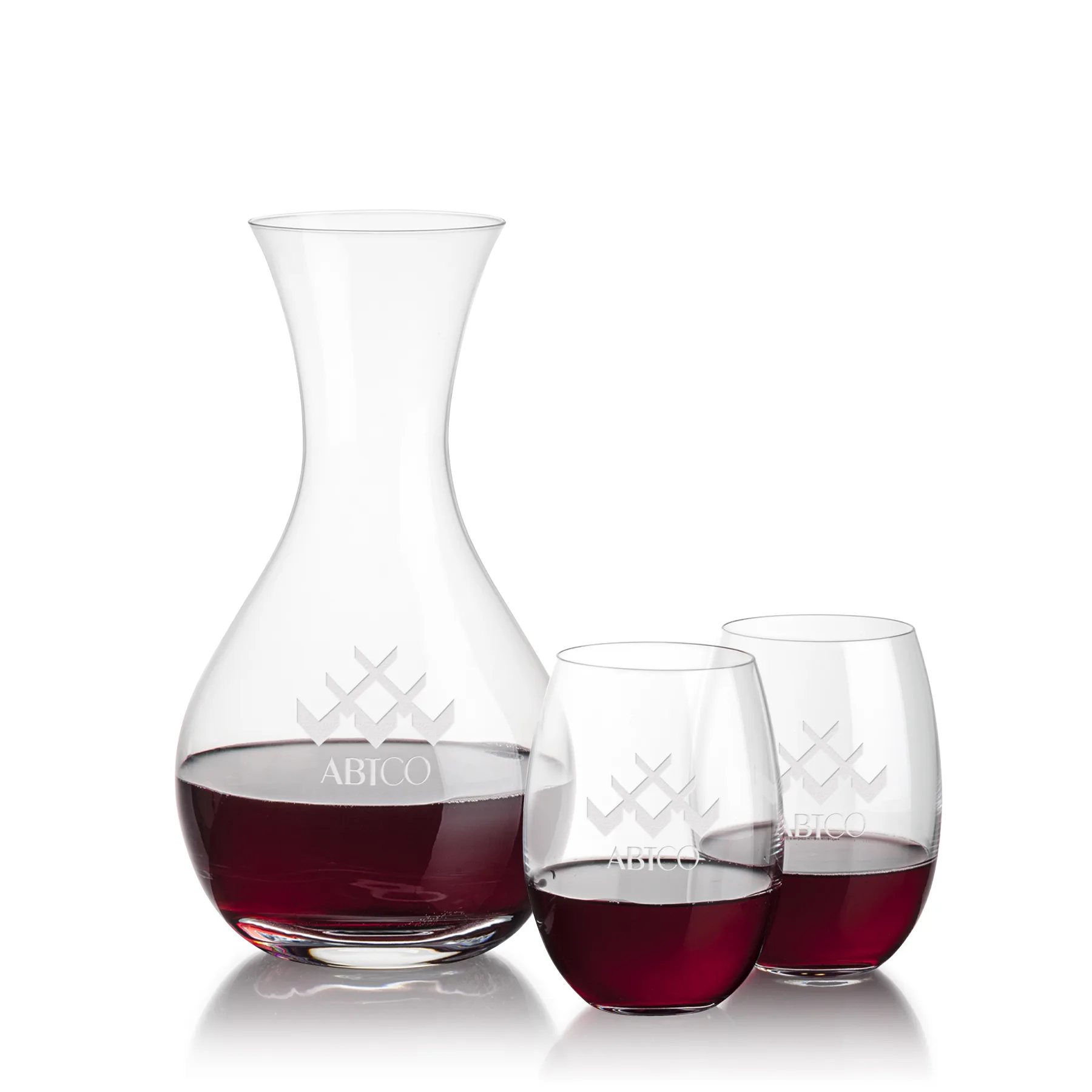 Carafe Stemless Set, Carlita Set, Carafe & 2 Stemless