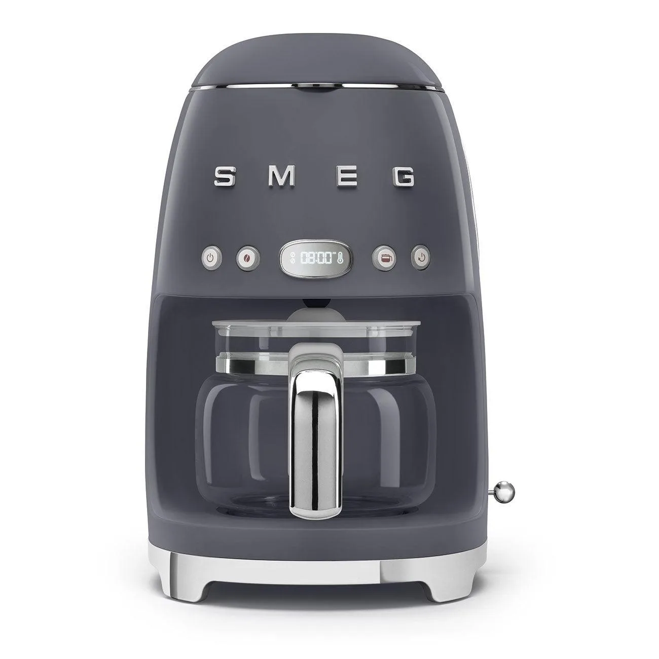 Smeg 50's Retro-Style 10 Cup Drip Filter Coffee Machine Slate Gray