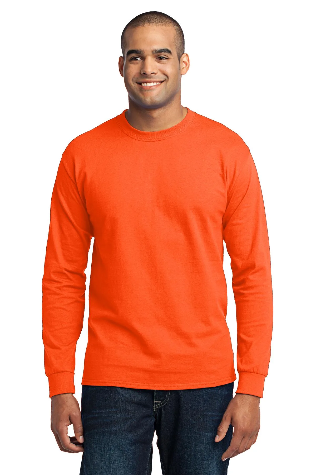 Port & Co™ Long Sleeve Core Blend Tee. view 7