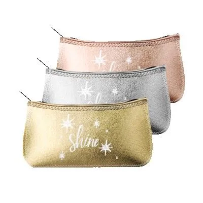 Large Metallic Canoe Pouch view 2